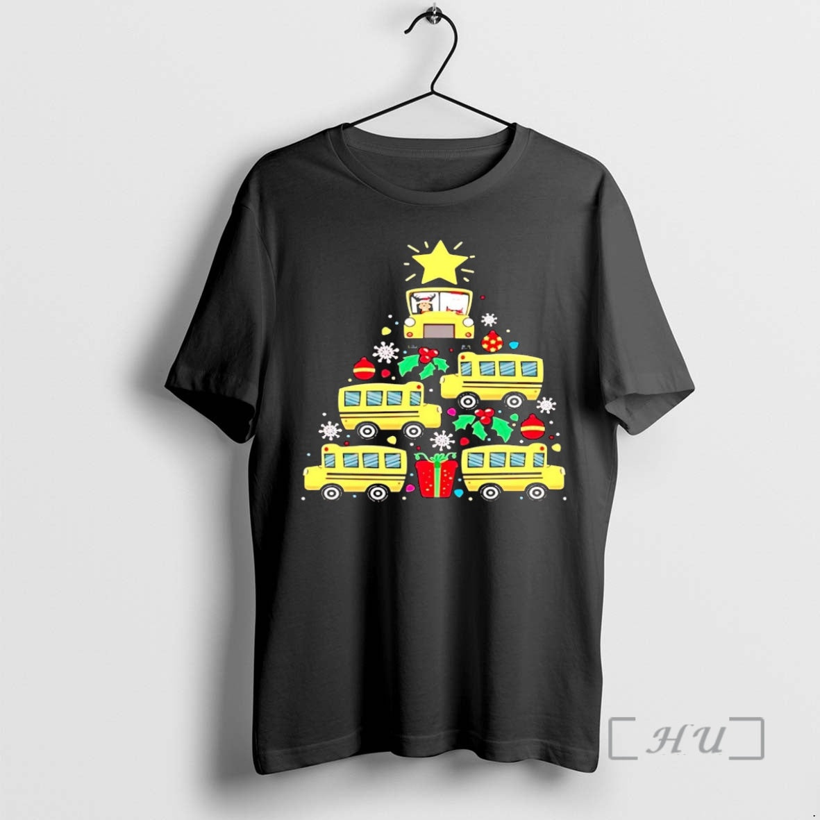Officials School Bus Christmas Tree T-Shirts, Hoodie, Sweatshirt | CoreVibeTees.com