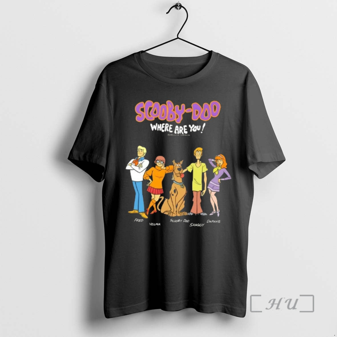 Officials Scooby Doo Where Are You 1970 Shaggy Fred Daphne Velma Cartoon Premium T Shirts Hoodie, Sweatshirt