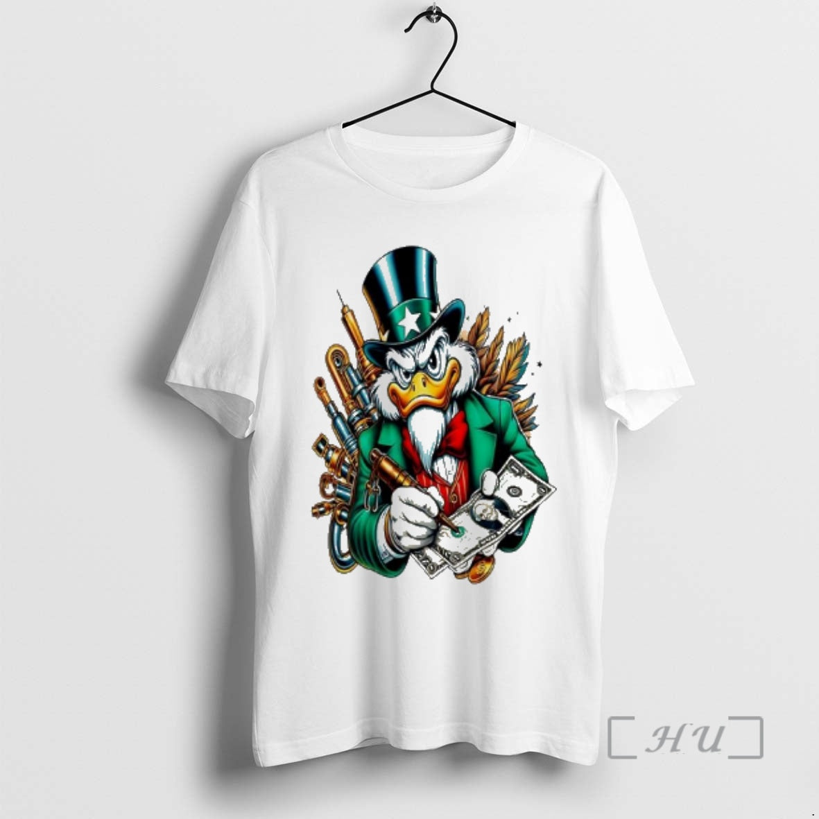 Officials Scrooge Mcduck Patrick Day Dollar T-Shirts, Hoodie, Sweatshirt | CoreVibeTees.com