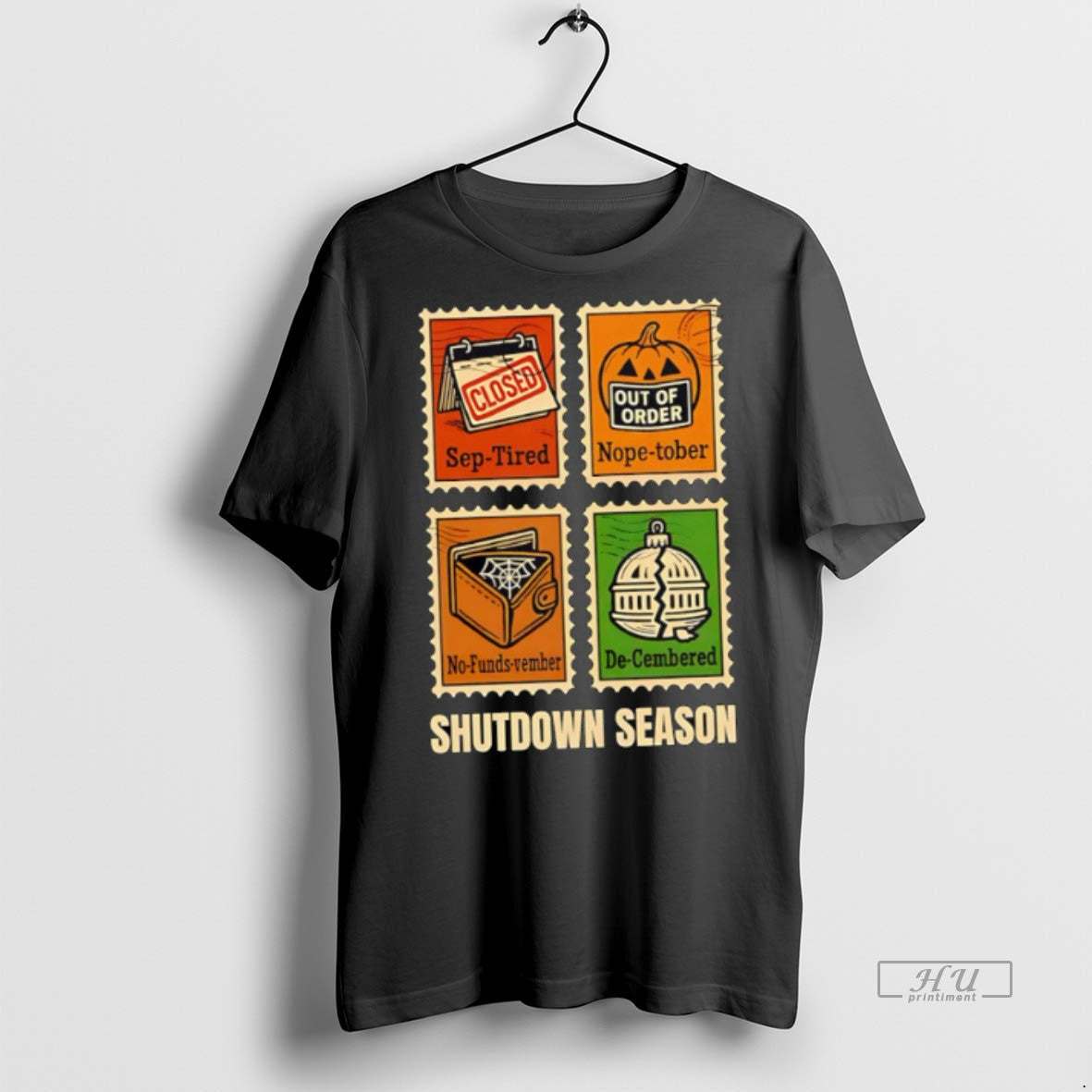 Officials Sep Tired Nope Tober No Funds Vember De Cembered Shutdown Season Tee Sweater