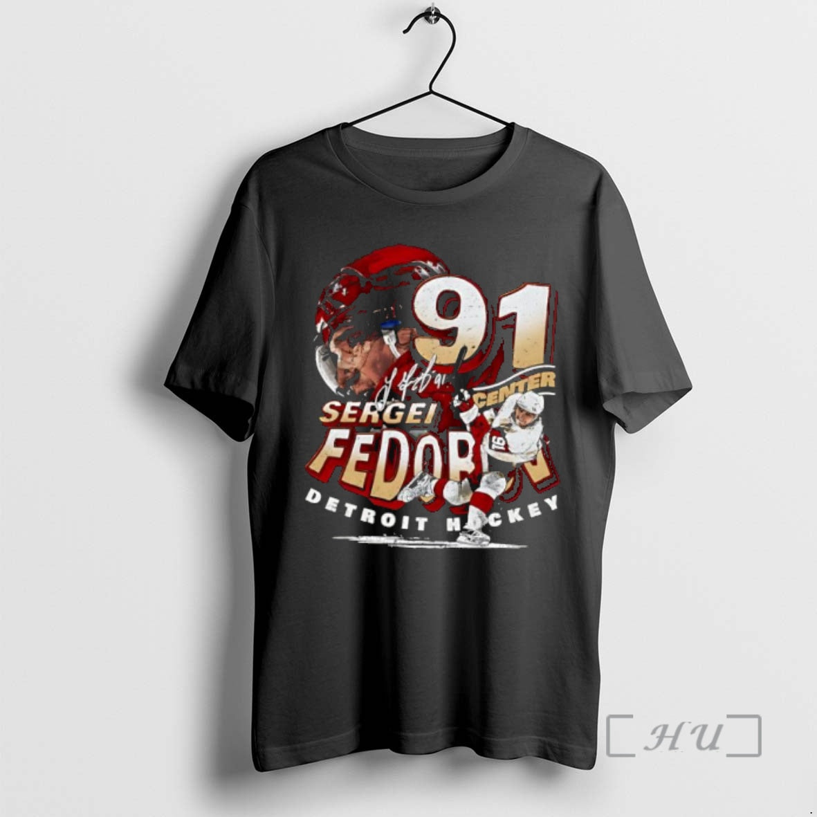 Officials Sergei Fedorov Detroit Hockey Player Name Graphic T-Shirts, Hoodie, Sweatshirt | CoreVibeTees.com