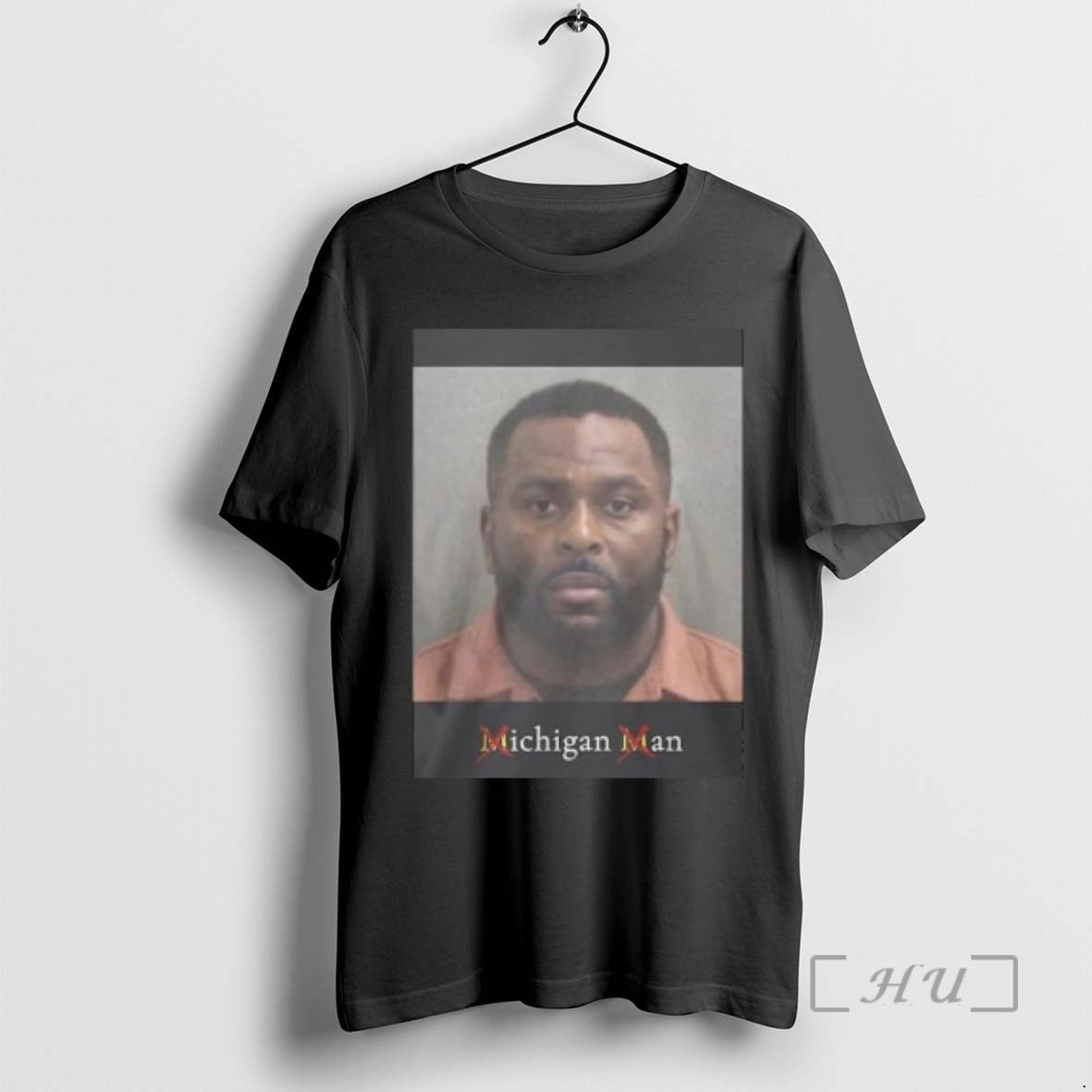 Officials Sherrone Moore Mugshot Meme Michigan Man Circle Black T-Shirts, Hoodie, Sweatshirt | CoreVibeTees.com