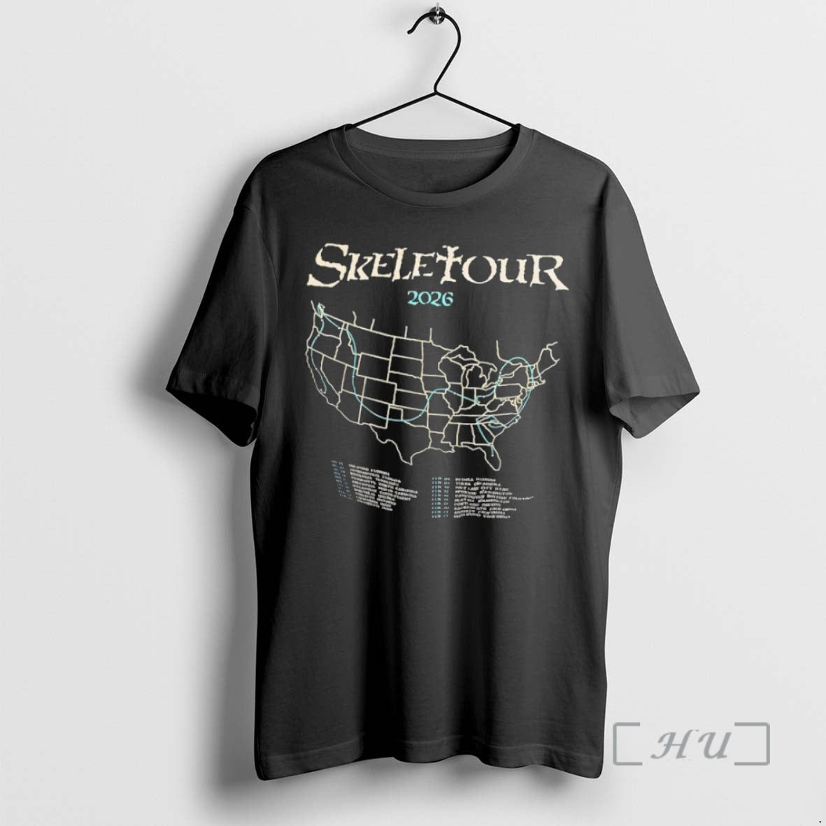 Officials Skeletour 2026 Usa State T-Shirts, Hoodie, Sweatshirt | CoreVibeTees.com