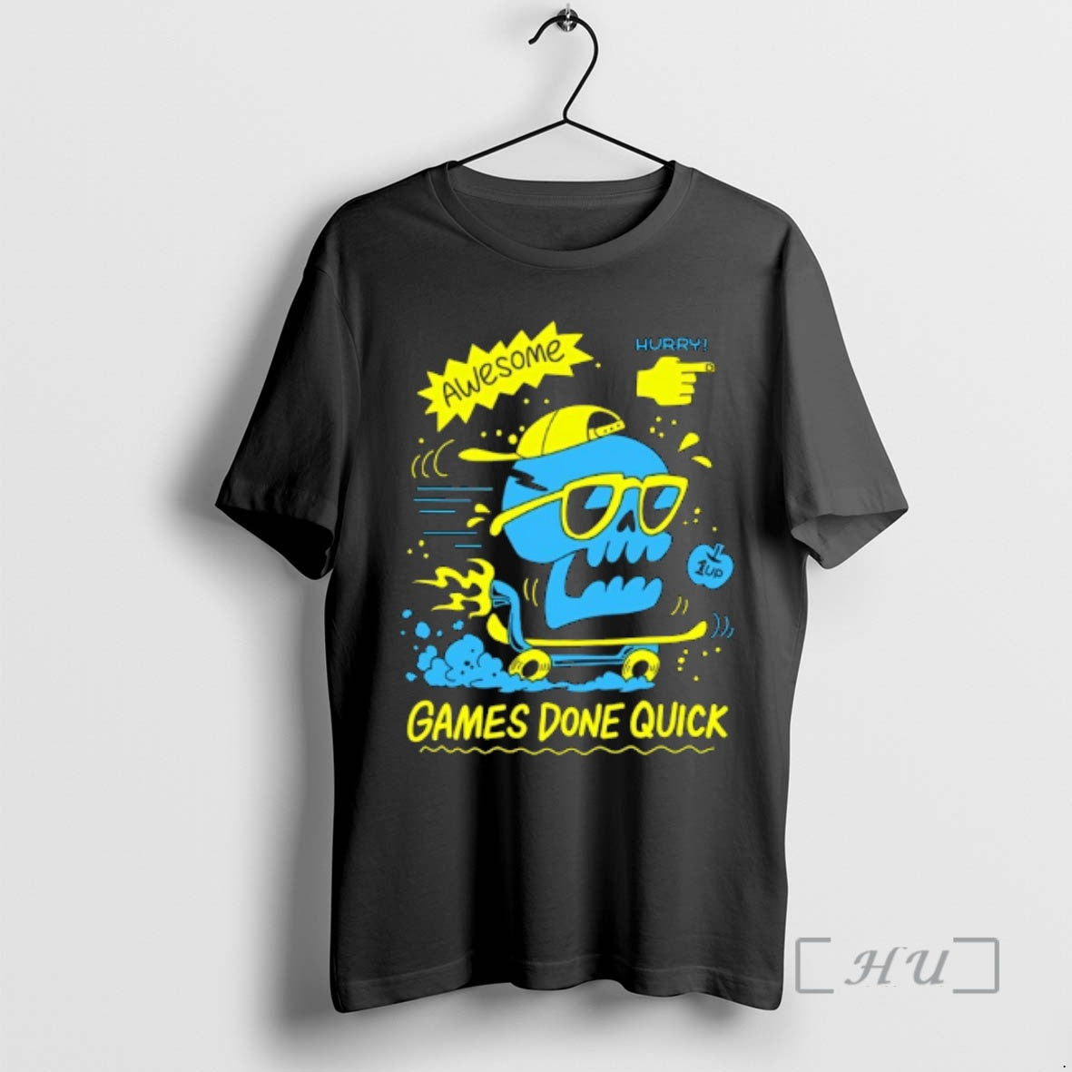 Officials Skull Awesome Hurry Games Done Quick T-Shirts, Hoodie, Sweatshirt | CoreVibeTees.com