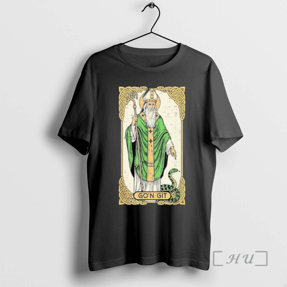 Officials St Patrick Snake Gon Git Card Saint Pattys T-Shirts, Hoodie, Sweatshirt | CoreVibeTees.com