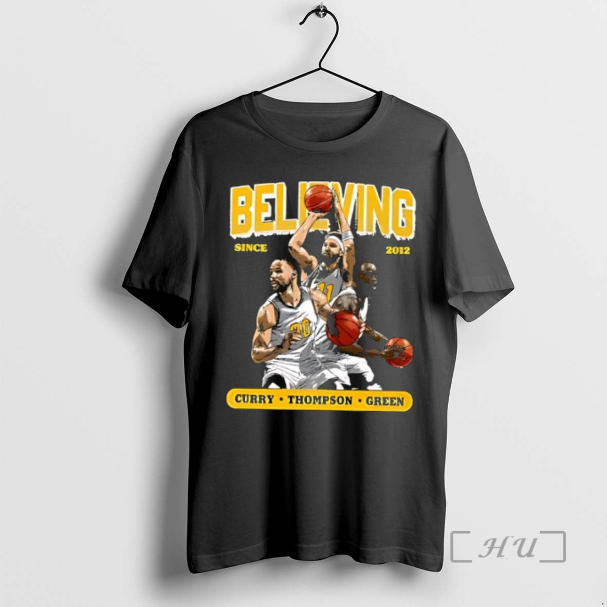 Officials Steph Curry Klay Thompson And Draymond Green Believing T-Shirts, Hoodie, Sweatshirt | CoreVibeTees.com
