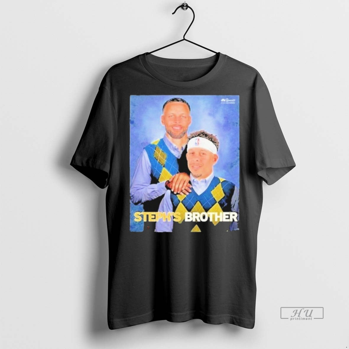 Officials Stephs Brother Seth Curry Stephen Curry Golden State Warrior Tee Shirt Sweater