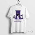 Officials Still Wednesday Man Smoking In Front Of Purple House T-Shirts, Hoodie, Sweatshirt | CoreVibeTees.com