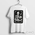 Officials Tarot Card The Crocheter Skeleton Tee