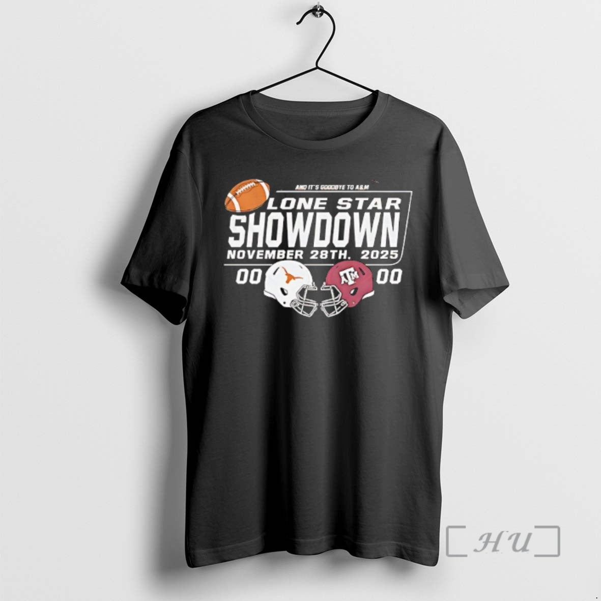 Officials Texas Longhorns Vs Texas Am Aggies Football Lone Star Showdown 2025 Premium T Shirts Hoodie, Sweatshirt