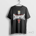 Officials Texas Tech Red Raiders Big 12 Football Champions 2025 T-Shirts, Hoodie, Sweatshirt | CoreVibeTees.com