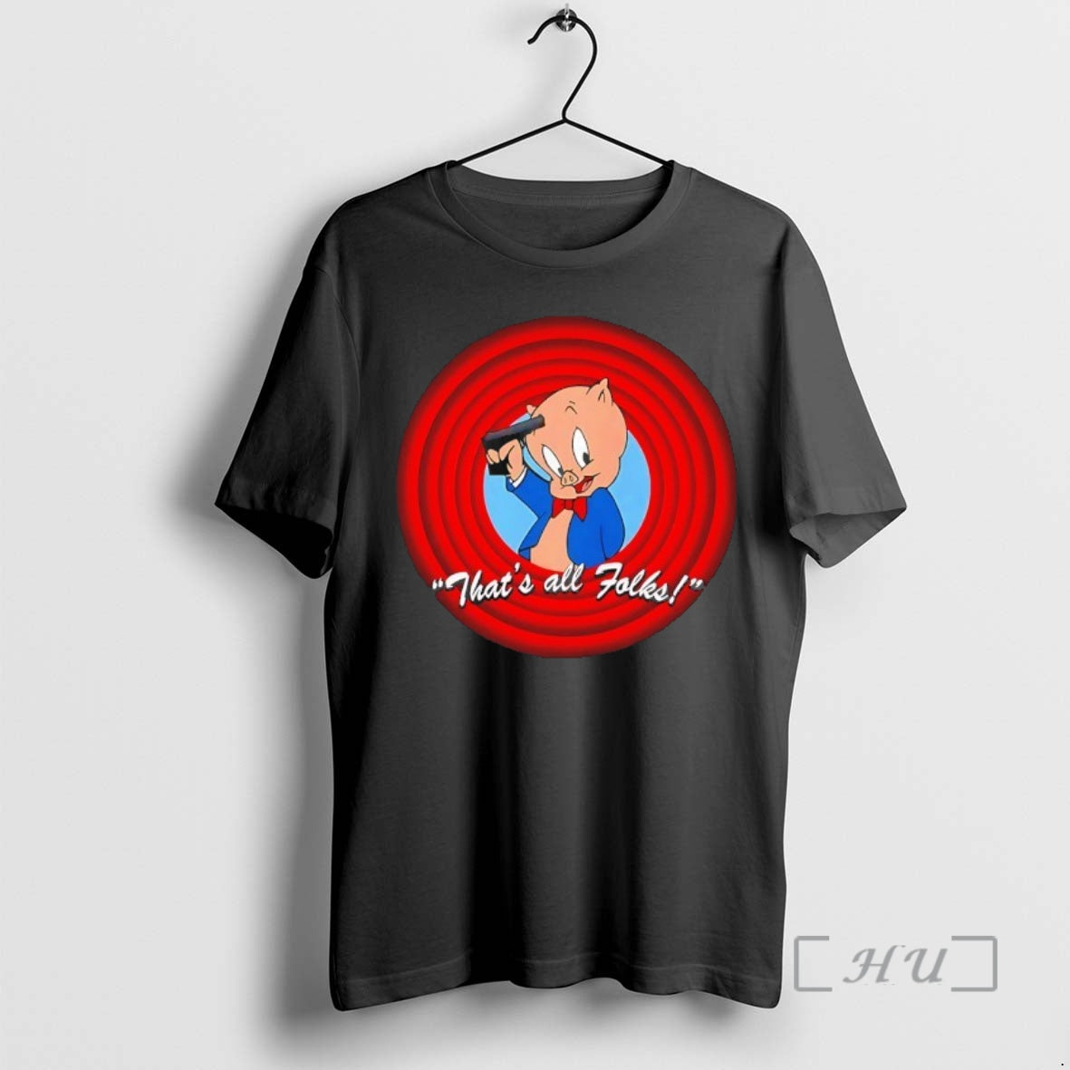 Officials Thats All Folks Porky Pig T-Shirts, Hoodie, Sweatshirt | CoreVibeTees.com