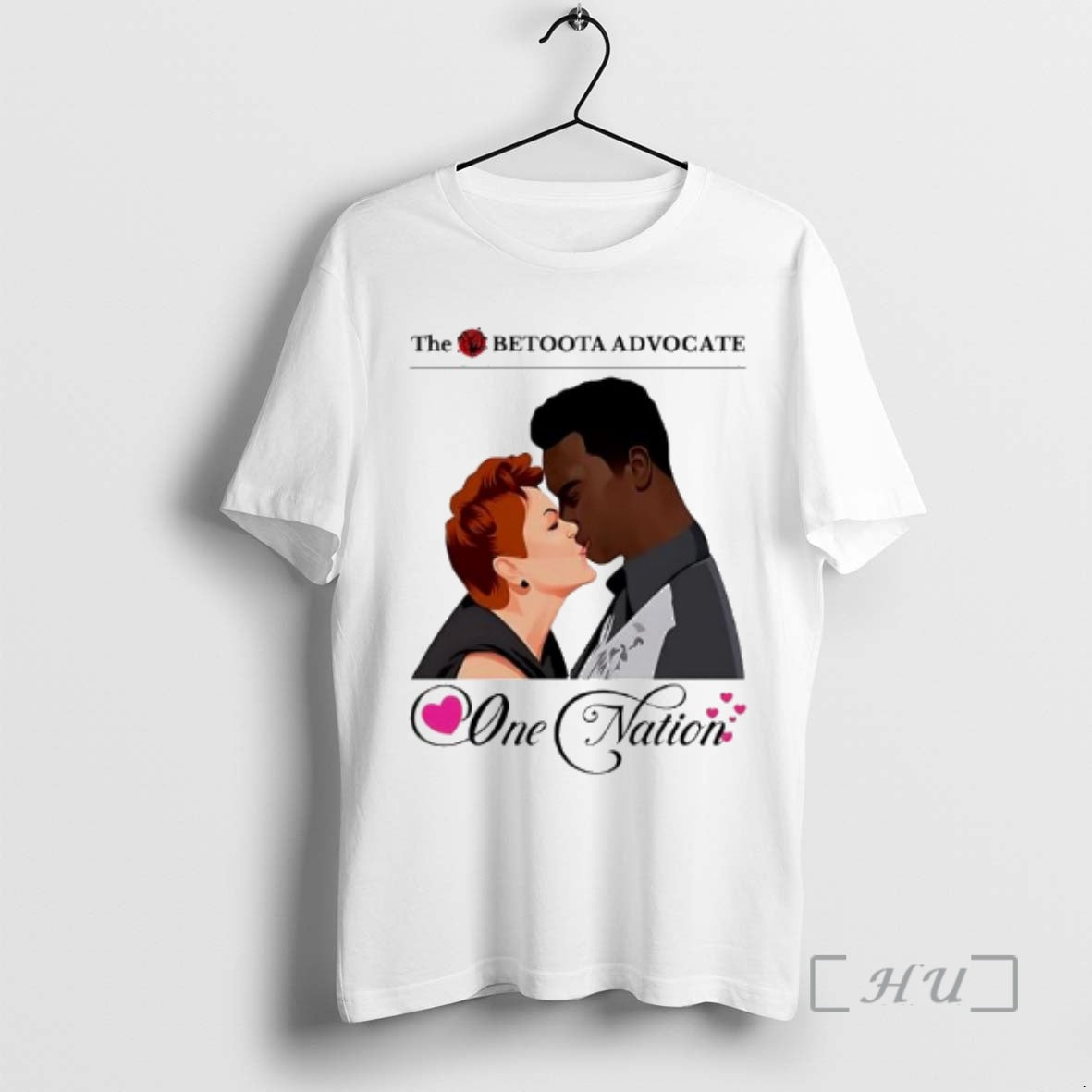 Officials The Betoota Advocate One Nation Soulmates Romantic Couple T-Shirts, Hoodie, Sweatshirt | CoreVibeTees.com