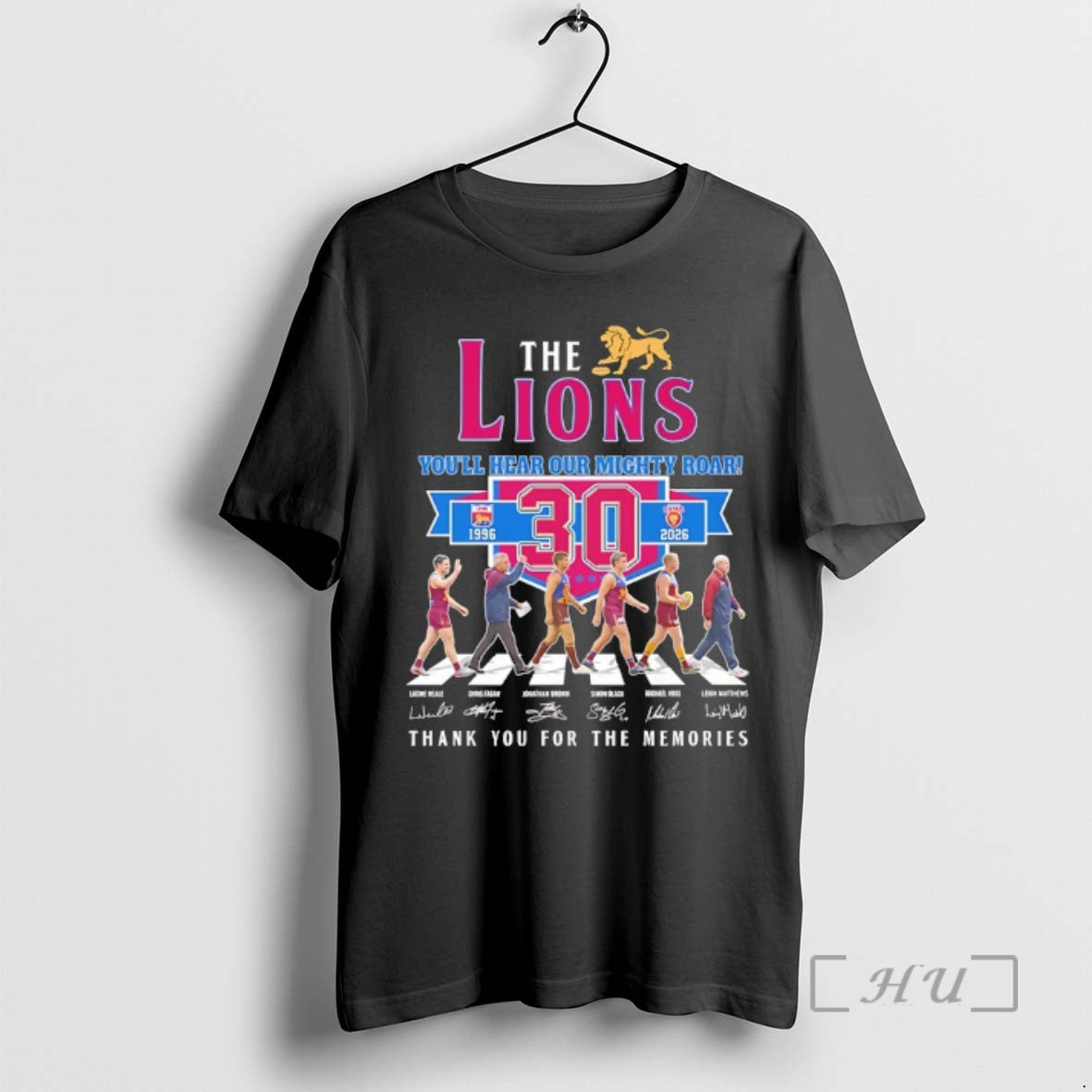 Officials The Brisbane Lions Youll Hear Our Mighty Roar 30th 1996 206 Thank You For T-Shirts, Hoodie, Sweatshirt