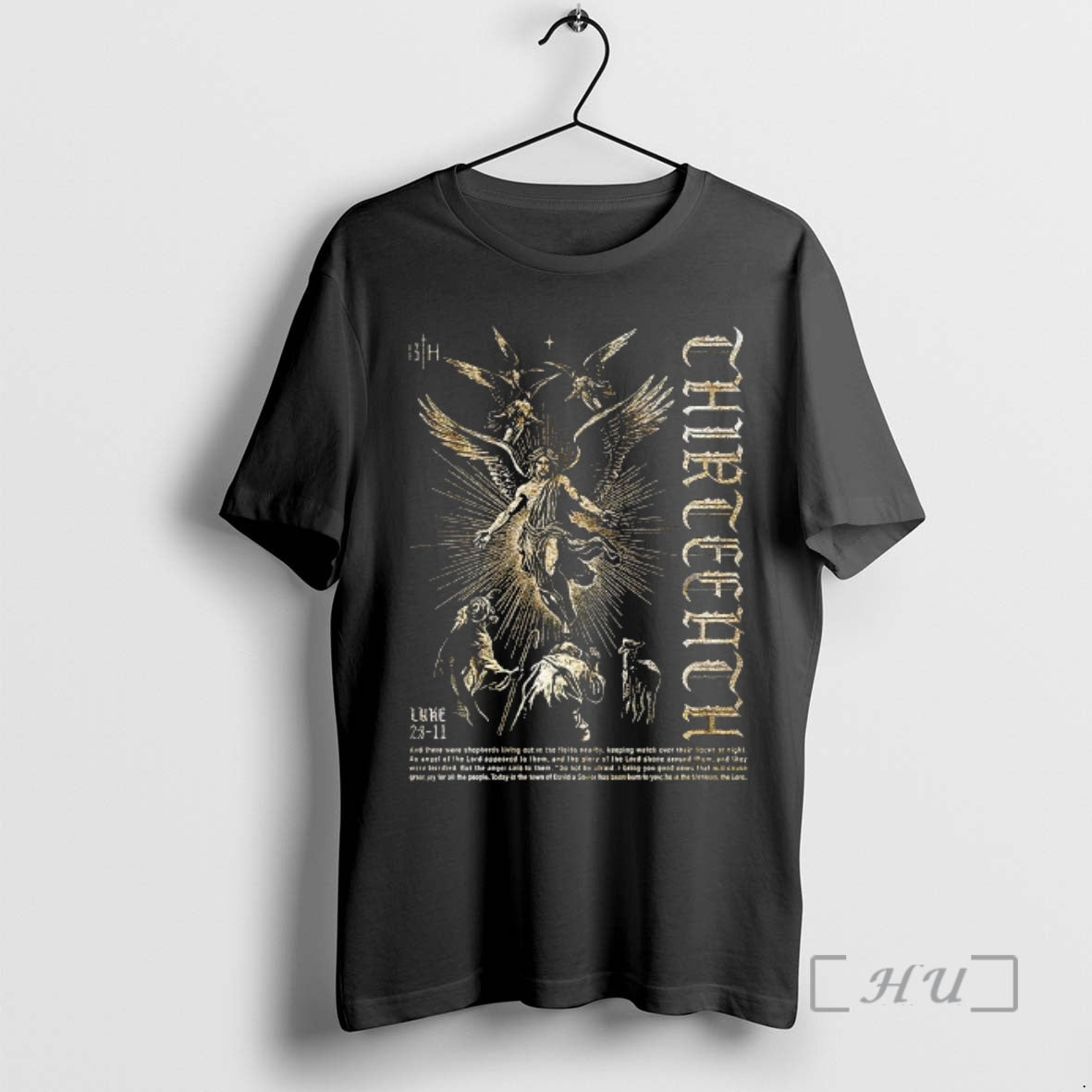 Officials The Messenger Luke 2 8 11 The Birth Of Jesus Archangel Michael Christian Premium T-Shirts, Hoodie, Sweatshirt