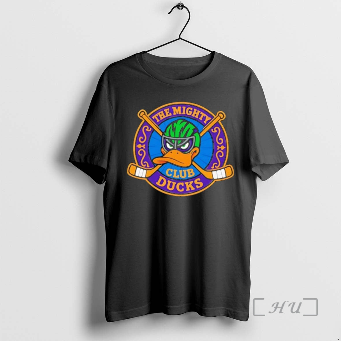 Officials The Mighty Club Ducks Hockey Mask Crossed T-Shirts, Hoodie, Sweatshirt | CoreVibeTees.com
