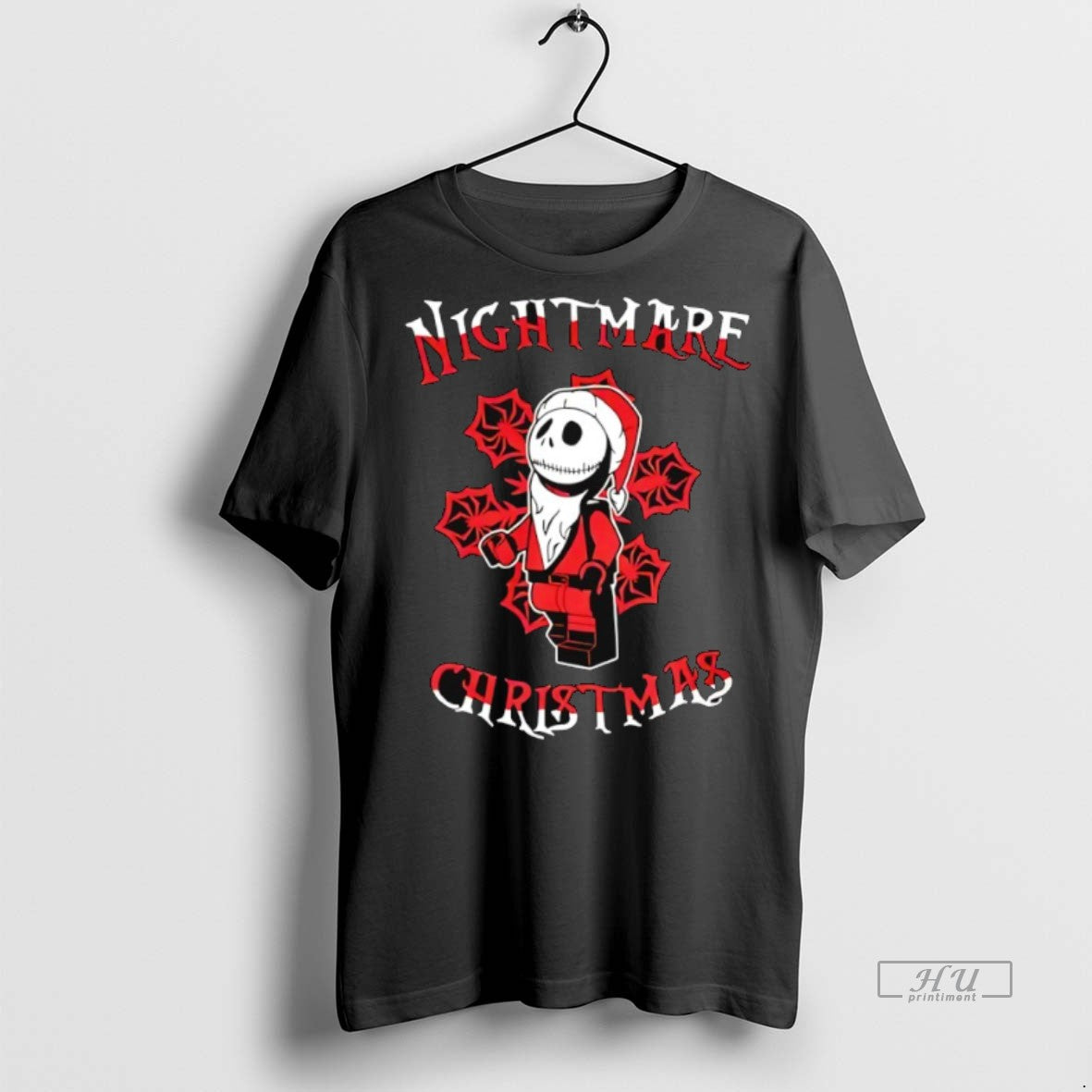 Officials The Nightmare Christmas Santa Jack Skellington Tee Sweater