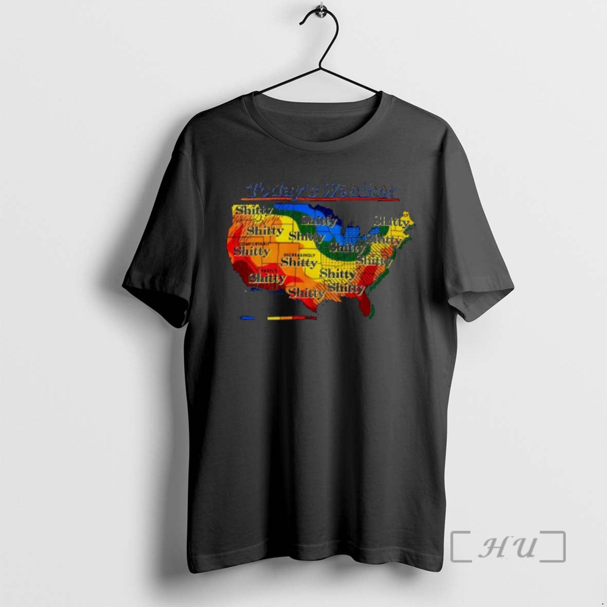 Officials The Todays Weather United States Map T-Shirts, Hoodie, Sweatshirt | CoreVibeTees.com