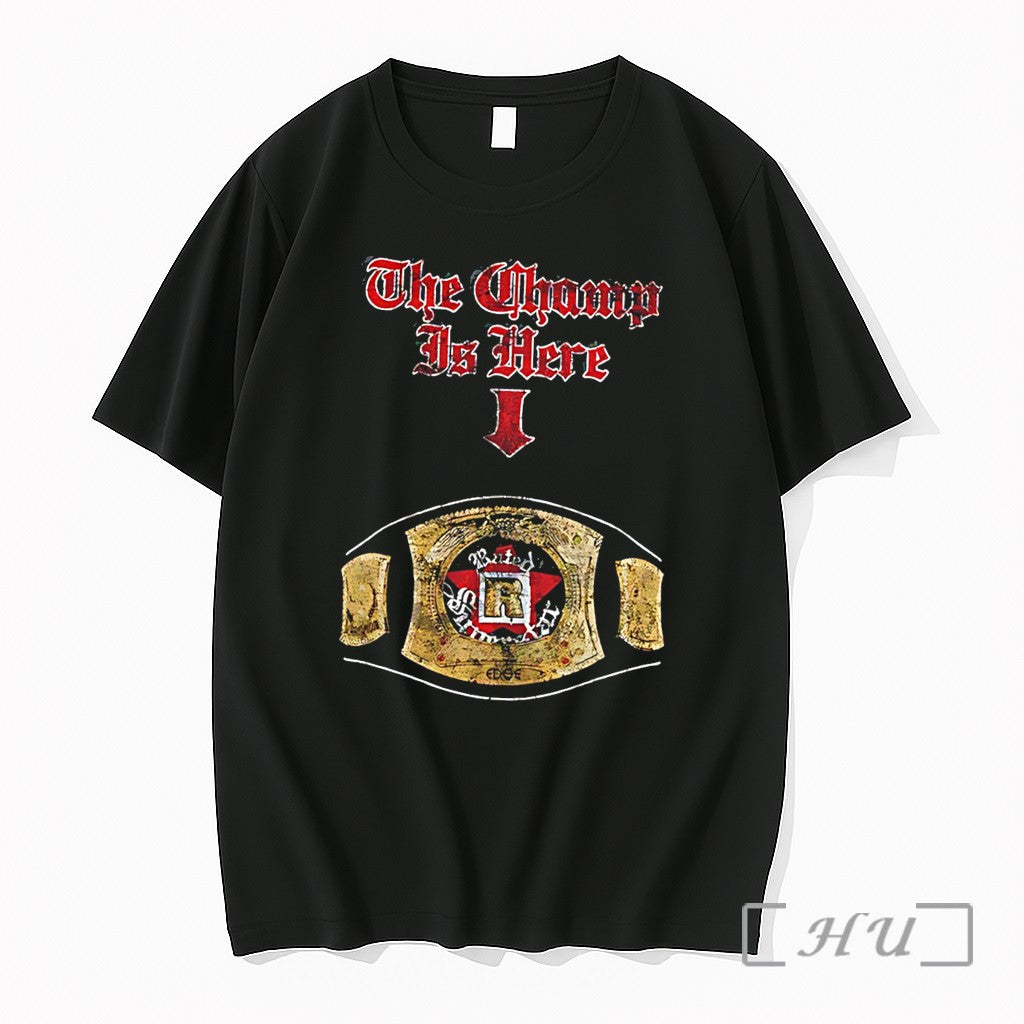Officials The Champ Is Here Wwe Championship Belt Tee