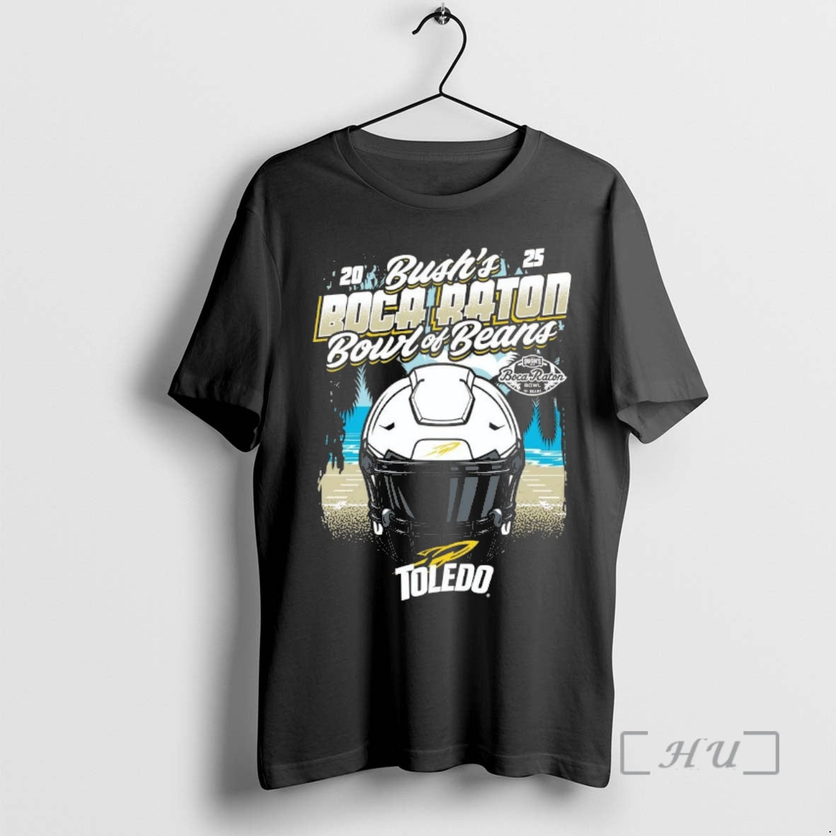 Officials Toledo Rockets 2025 Boca Raton Bowl Helmet Chriast T-Shirts, Hoodie, Sweatshirt | CoreVibeTees.com