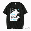Officials Trans Rights Or I Bites White Wolf Celestial Animal Enthusiast Black Premium T Shirts