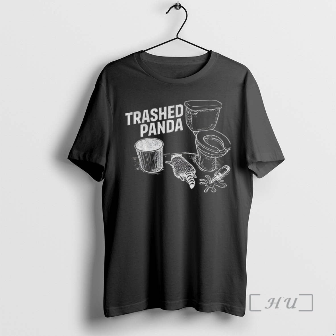 Officials Trashed Panda Funny Drunk Racoon Funny Meme T-Shirts, Hoodie, Sweatshirt | CoreVibeTees.com