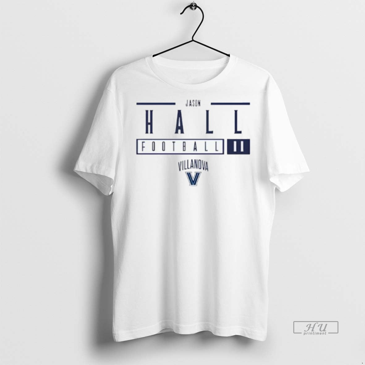 Officials Trending Jason Hall Number 11 Football Villanova University Tee Shirt Sweater