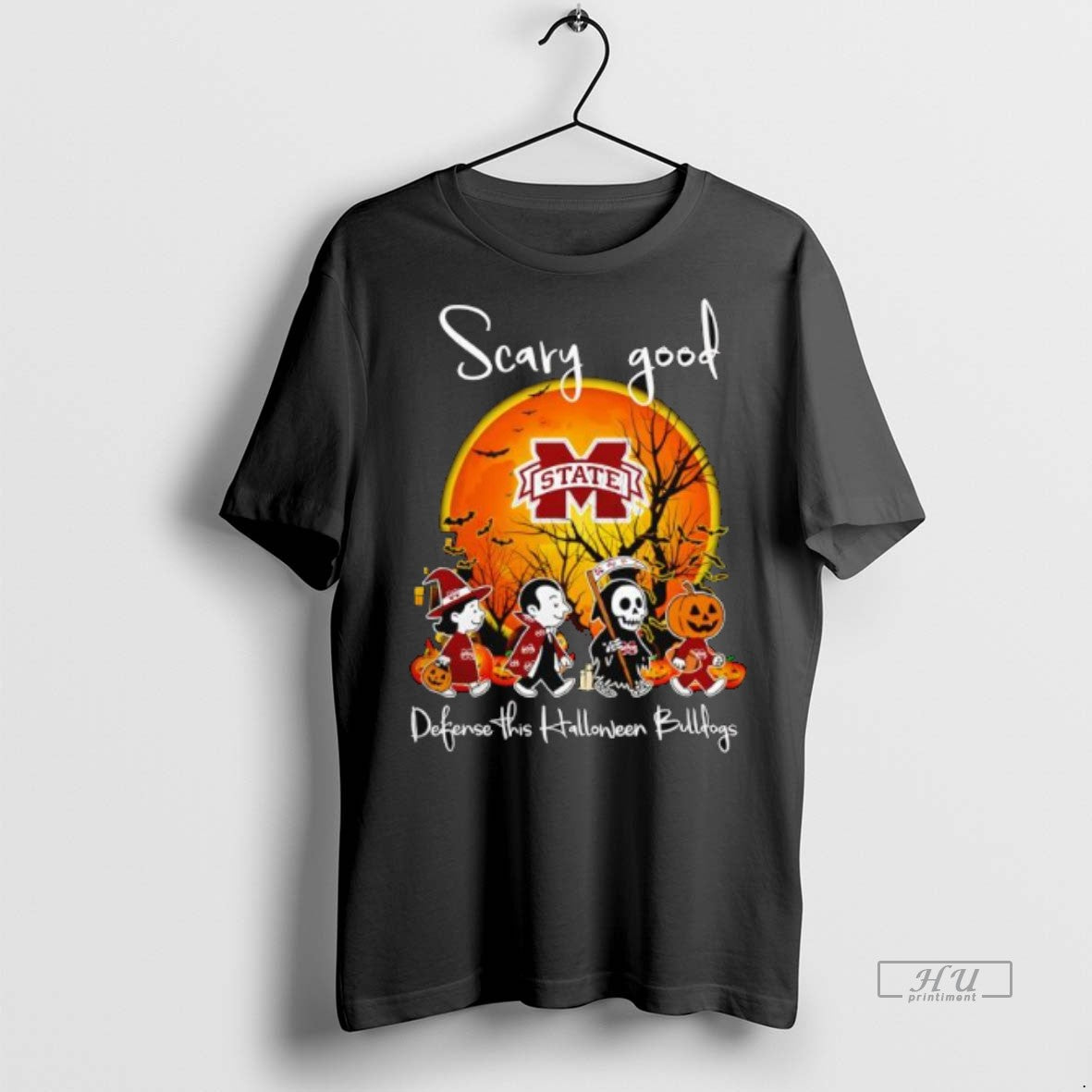 Officials Trending Mississippi State Scary Good Defense Halloween 2025 Tee Shirt Sweater