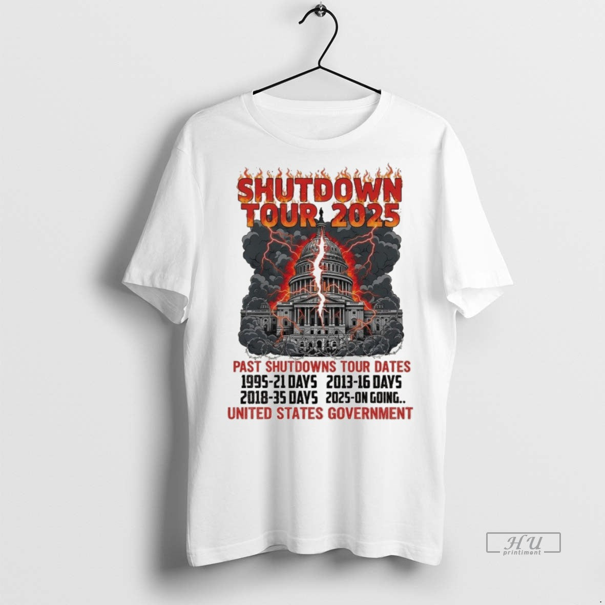 Officials Trending Shutdown Tour 2025 Tee Shirt Sweater
