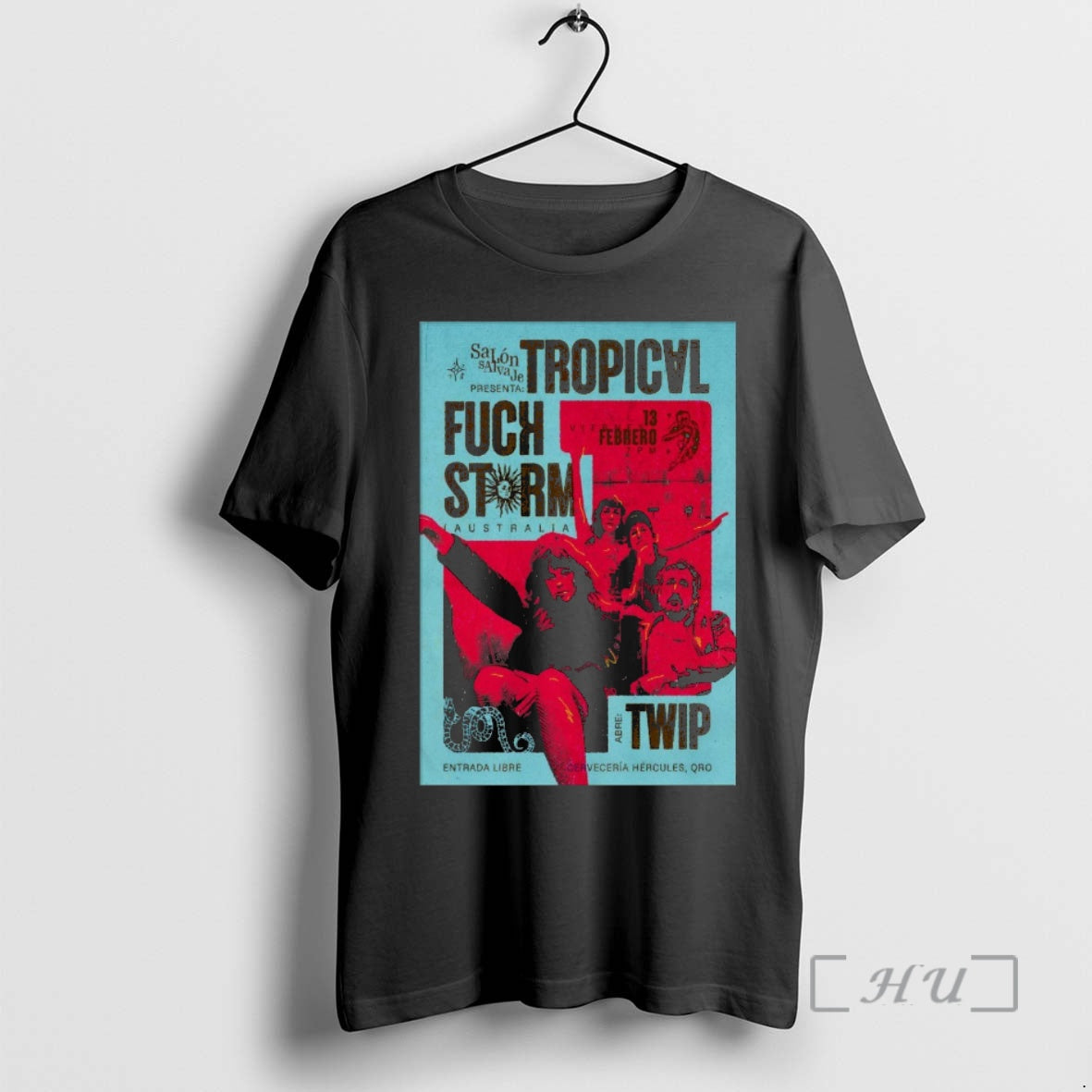 Officials Tropical Fuck Storm February 13 2026 In Queretaro Mexico T-Shirts, Hoodie, Sweatshirt | CoreVibeTees.com