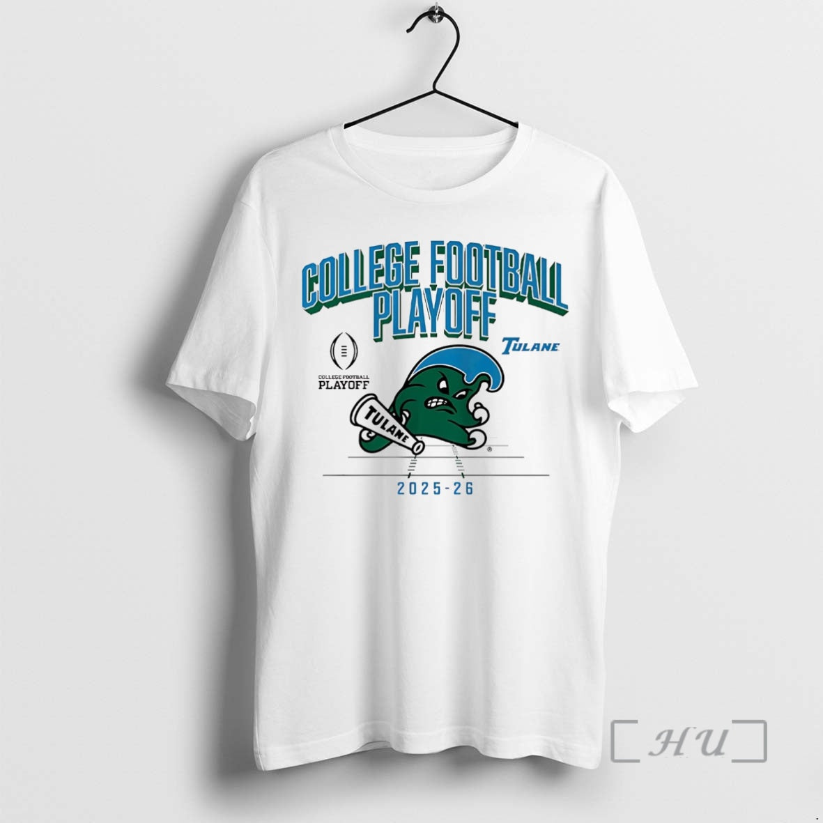 Officials Tulane Green Wave Mascot 2025 26 College Football Playoff T-Shirts, Hoodie, Sweatshirt | CoreVibeTees.com