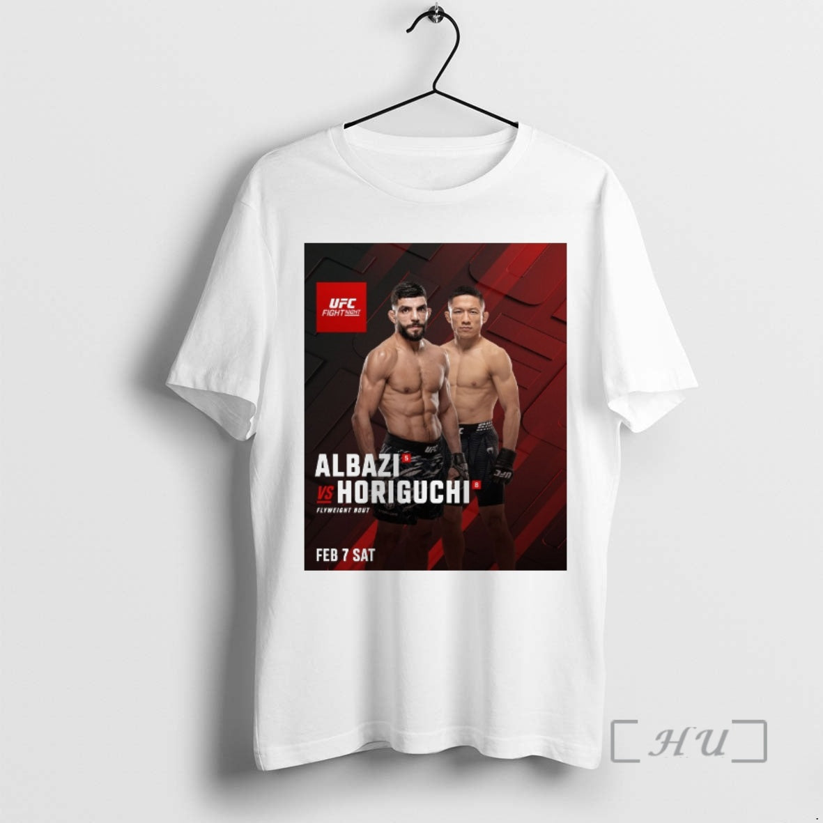 Officials Ufc Fight Night Amir Albazi Vs Kyoji Horiguchi Flyweight Bout February 7th 2026 Premium T-Shirts, Hoodie,...