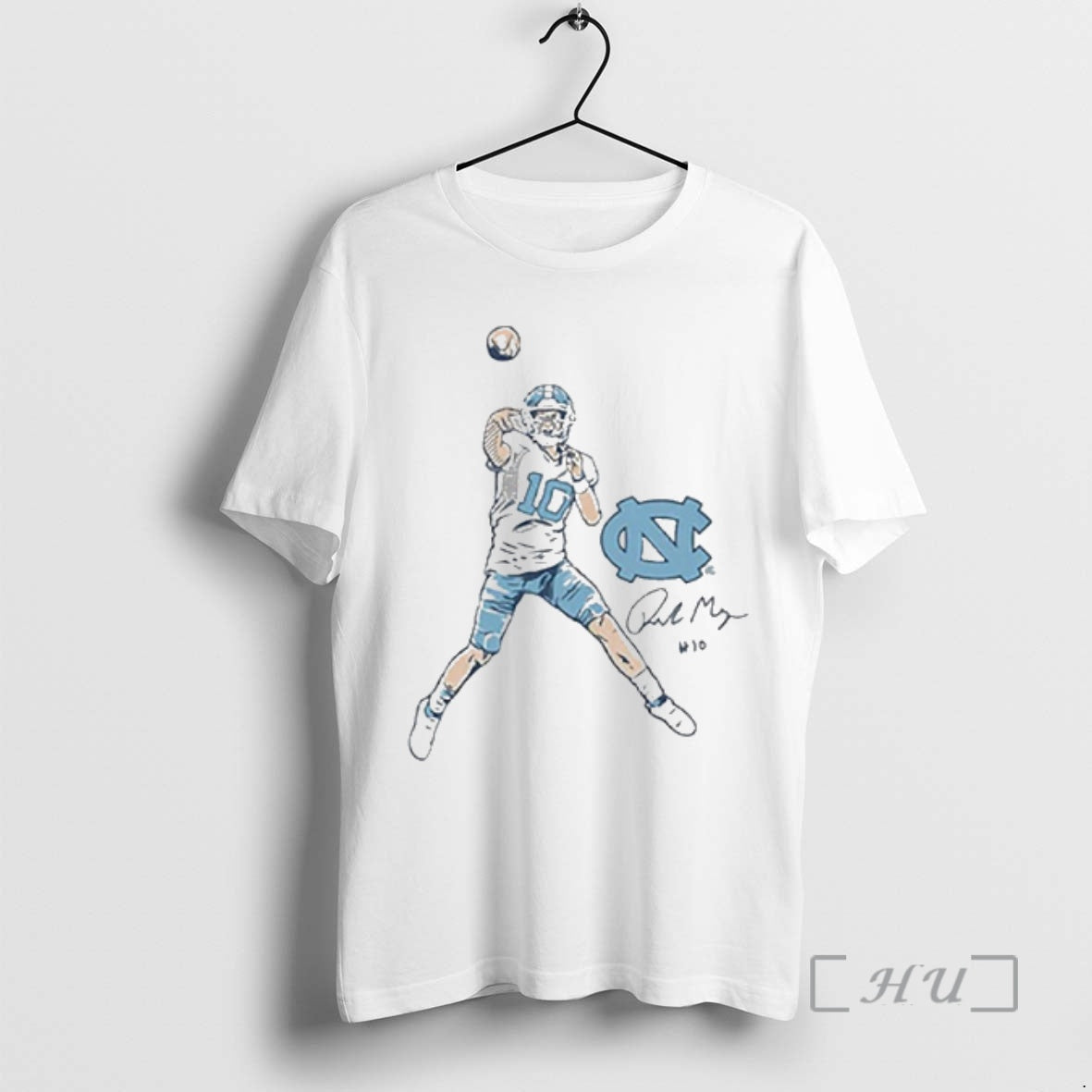 Officials Unc Football Drake Maye Pro Pose T-Shirts, Hoodie, Sweatshirt | CoreVibeTees.com