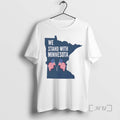 Officials Usa Flag We Stand With Minnesota T-Shirts, Hoodie, Sweatshirt | CoreVibeTees.com