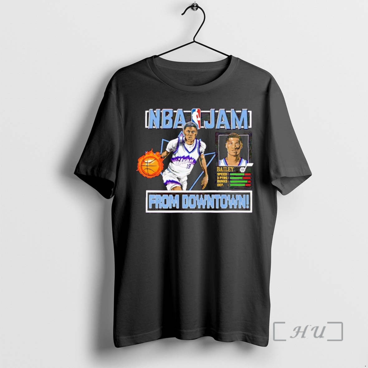 Officials Utah Jazz Ace Bailey Nba Jam Christmas T-Shirts, Hoodie, Sweatshirt | CoreVibeTees.com