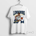 Officials Valiant University Of Michigan Wolverines Basketball Yaxel Lendeborg Caricature T-Shirts, Hoodie, Sweatshirt