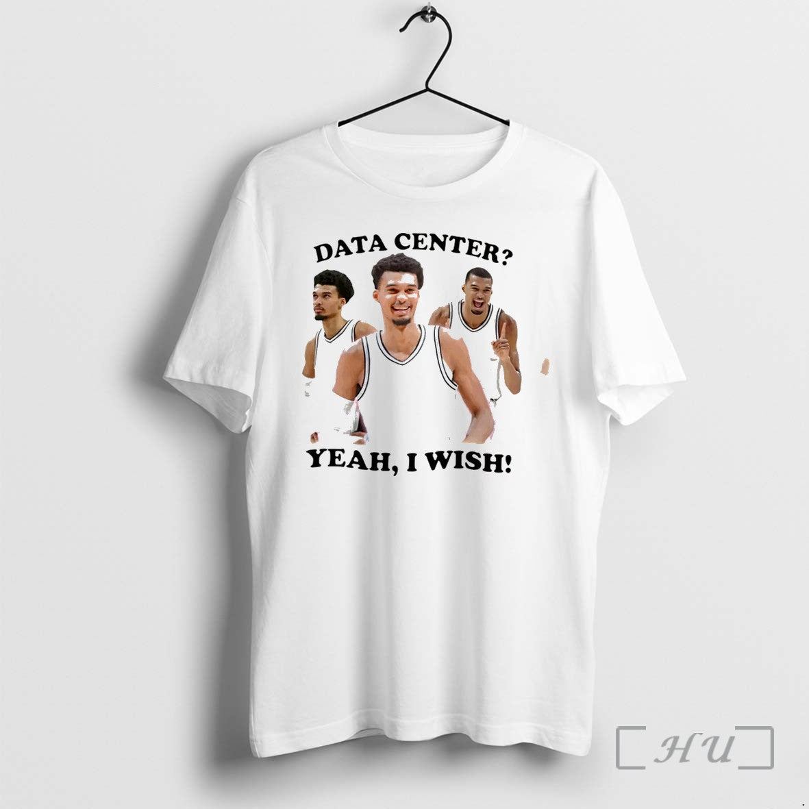 Officials Victor Wembanyama San Antonio Spurs Data Center Yeah I Wish Tee Premium T Shirts