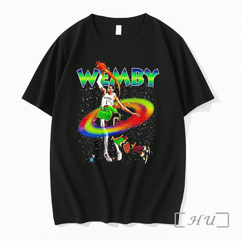 Officials Victor Wembanyama San Antonio Spurs Wemby Space Jam Basketball Dunk Premium T Shirts Sweater