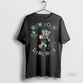 Officials Wnba New York Liberty Stadium Essentials Black Mascot Numero Uno 2025 Long Sleve Tee