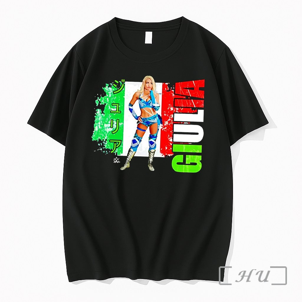 Officials Wwe Superstar Giulia Posing Graphic Giulia Julia Black