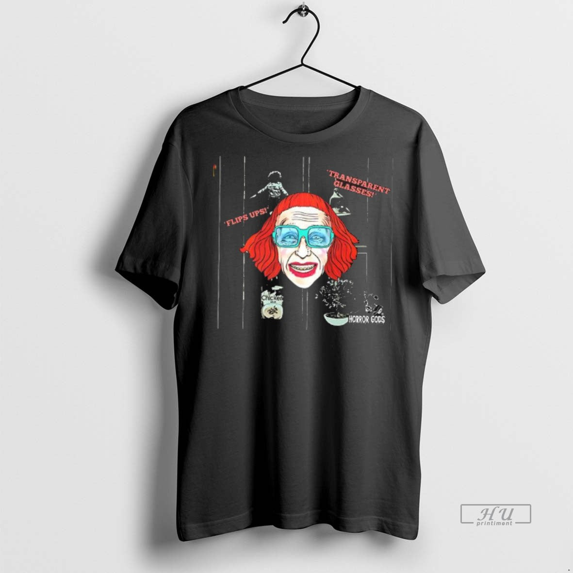 Officials Weapon Character Creepy Face Horror Halloween Tee Shirt Sweater