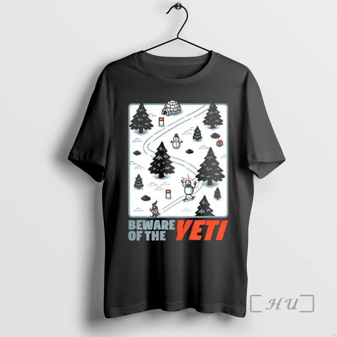 Officials Winter Skiing Game Beware Of The Yeti T-Shirts, Hoodie, Sweatshirt | CoreVibeTees.com