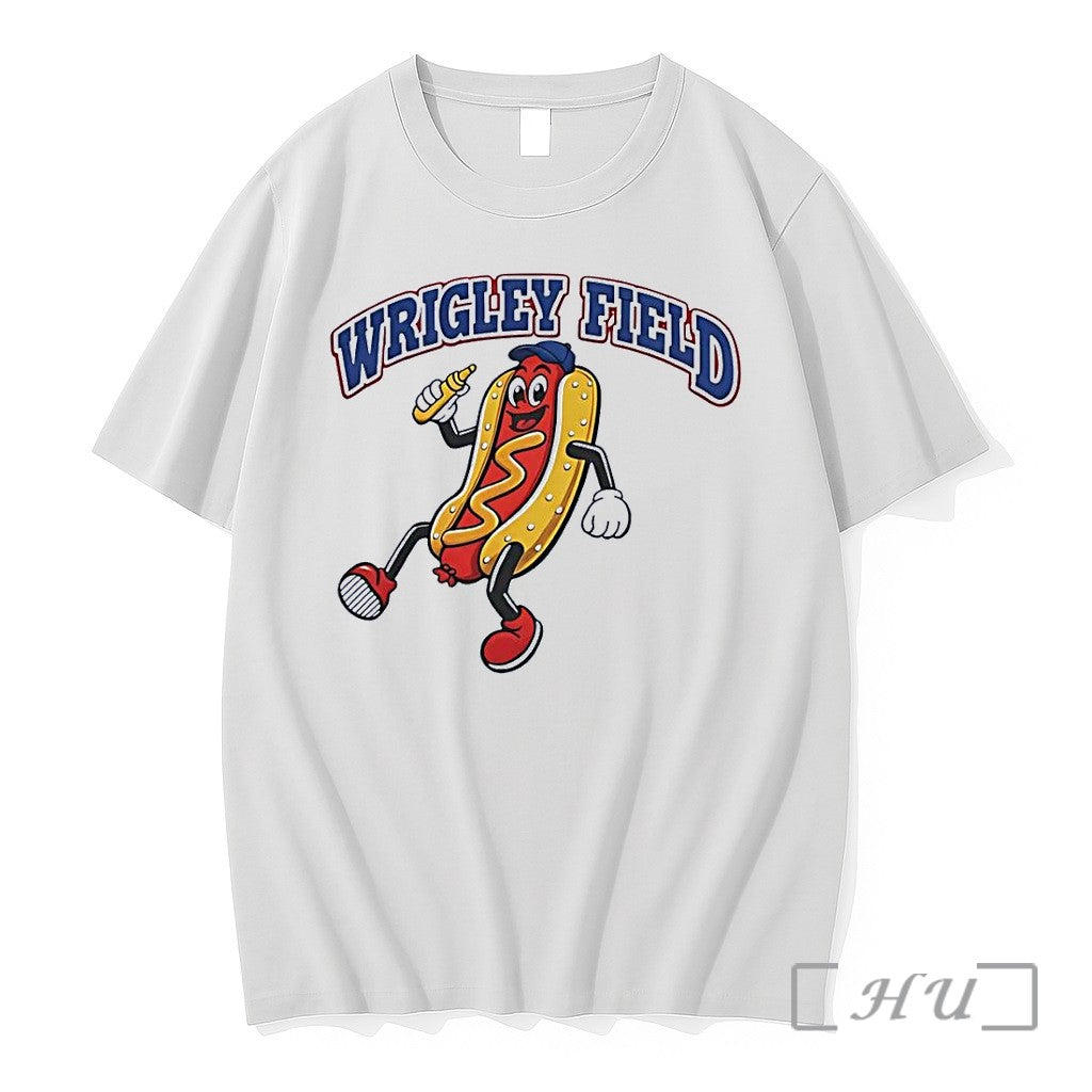 Officials Wrigley Field Hot Dog Running White