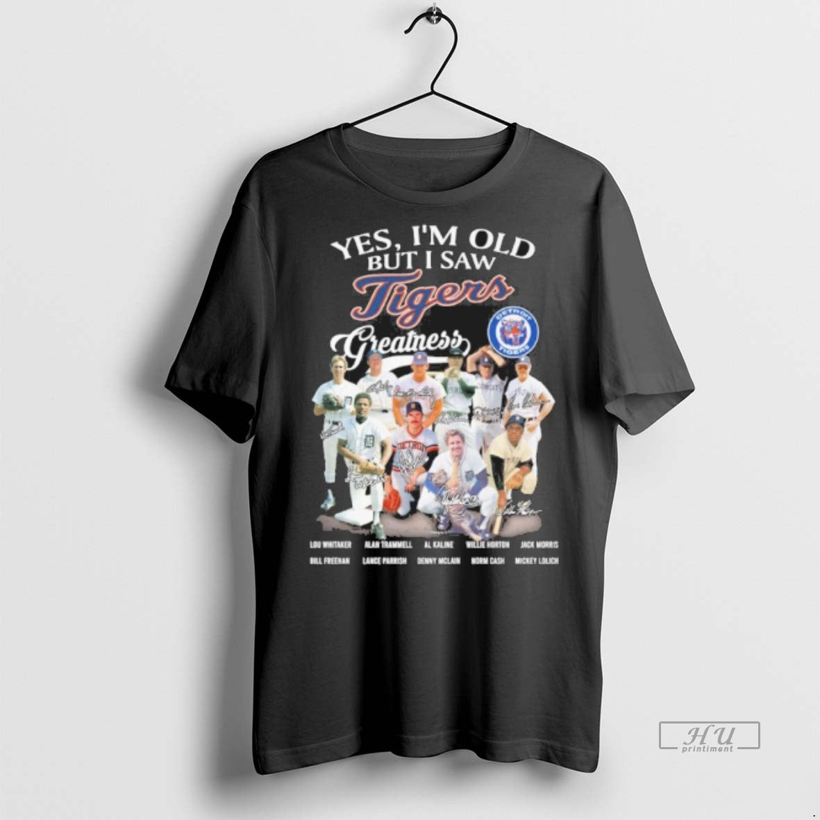 Officials Yes Im Old But I Saw Detroit Tigers Greatness 2025 Signatures Tee Shirt Sweater