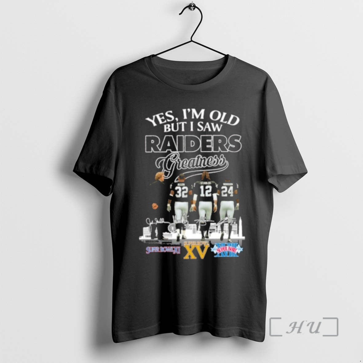 Officials Yes Im Old But I Saw Raiders Greatness Player Signature City Premium T Shirts Hoodie, Sweatshirt | CoreVibeTees.com