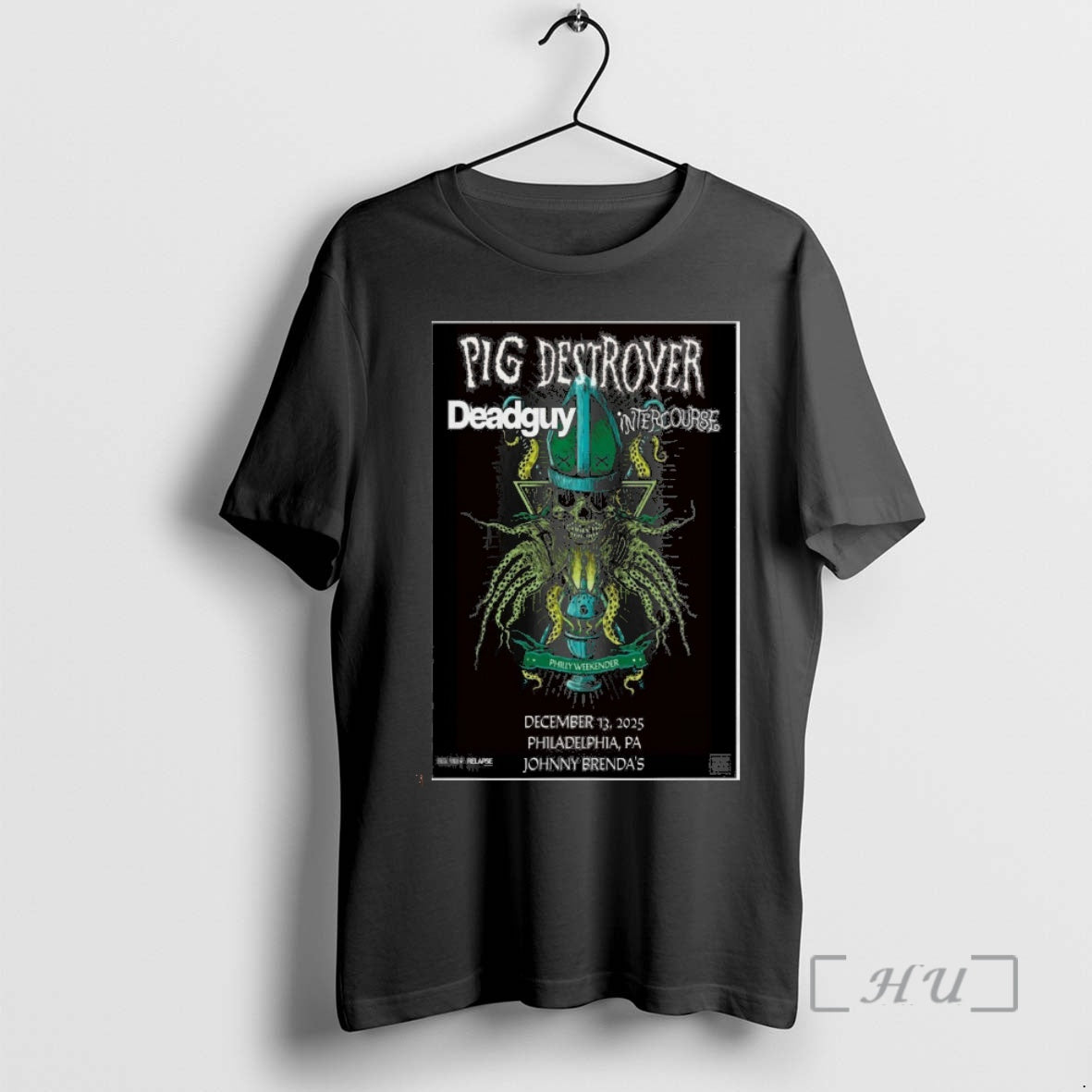 Officials Music Pig Destroyer Live On December 13 2025 At Philadelphia Pa Johnny Brendas Premium T-Shirts, Hoodie, Sweatshirt