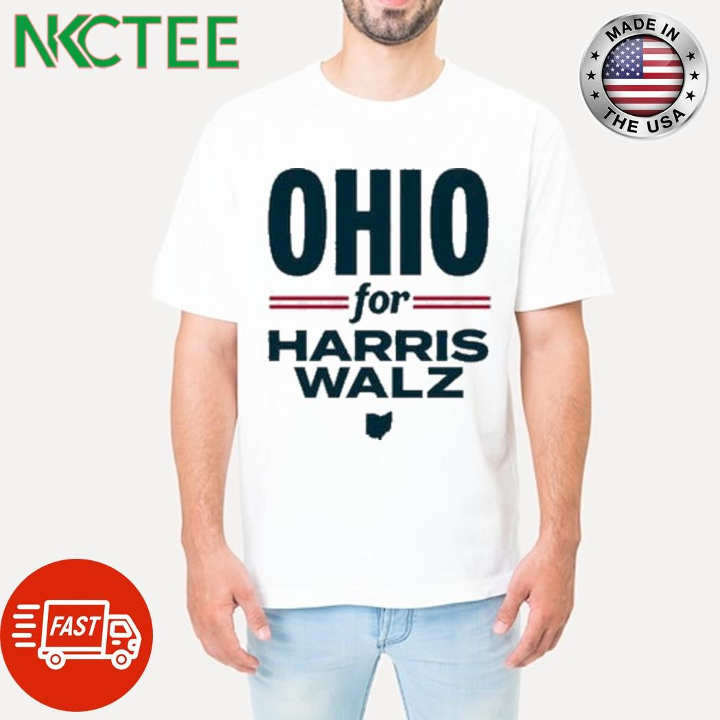 Ohio Democrats Official Store Ohio For Harris Walz Shirt