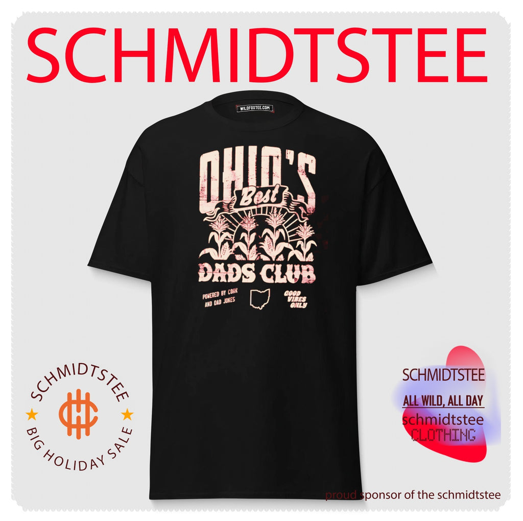 Ohio’s Best Dads Club powered by bourdon and dad jokes shirt