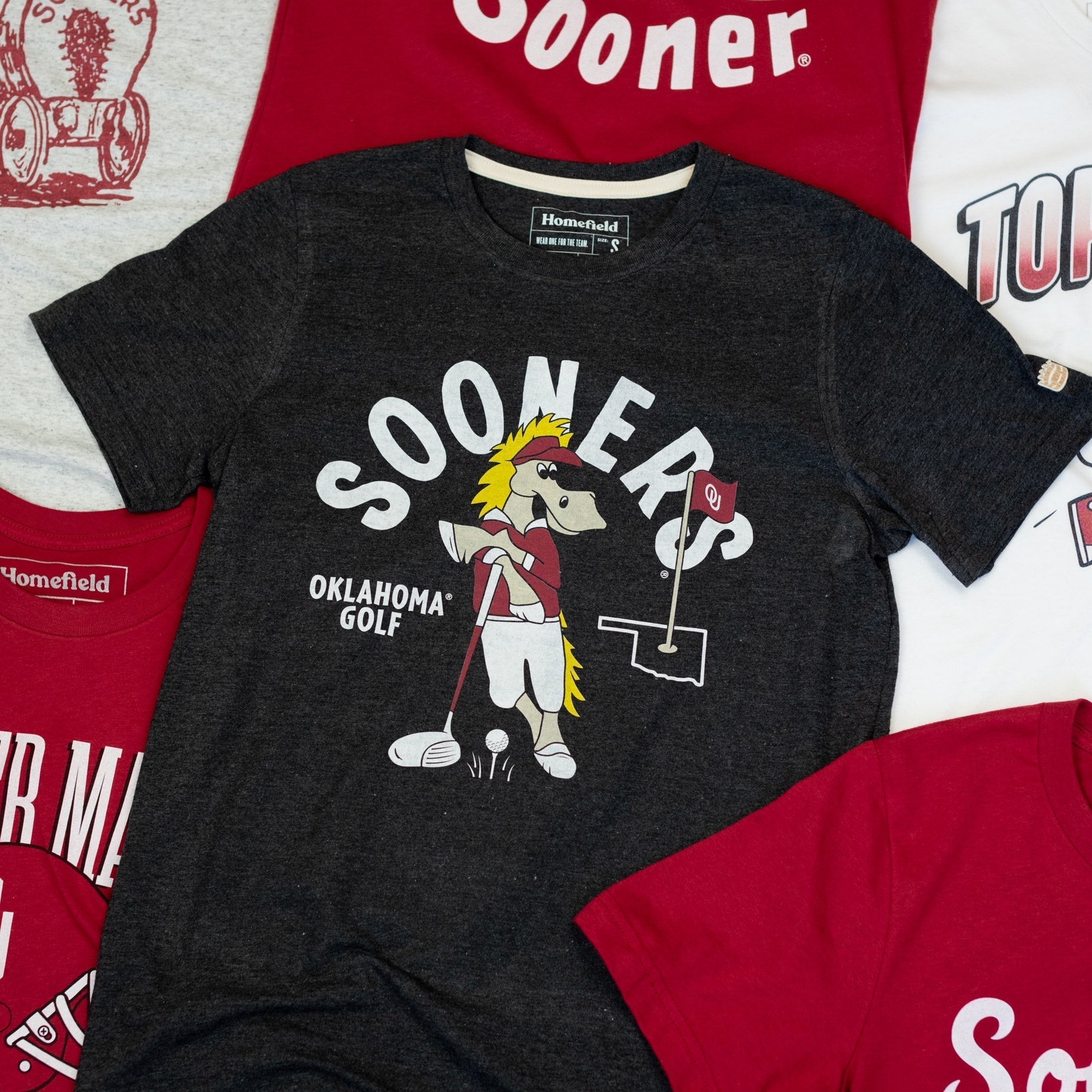 Oklahoma Golf Tee Hoodie, Sweatshirt | CoreVibeTees.com (Image 2)