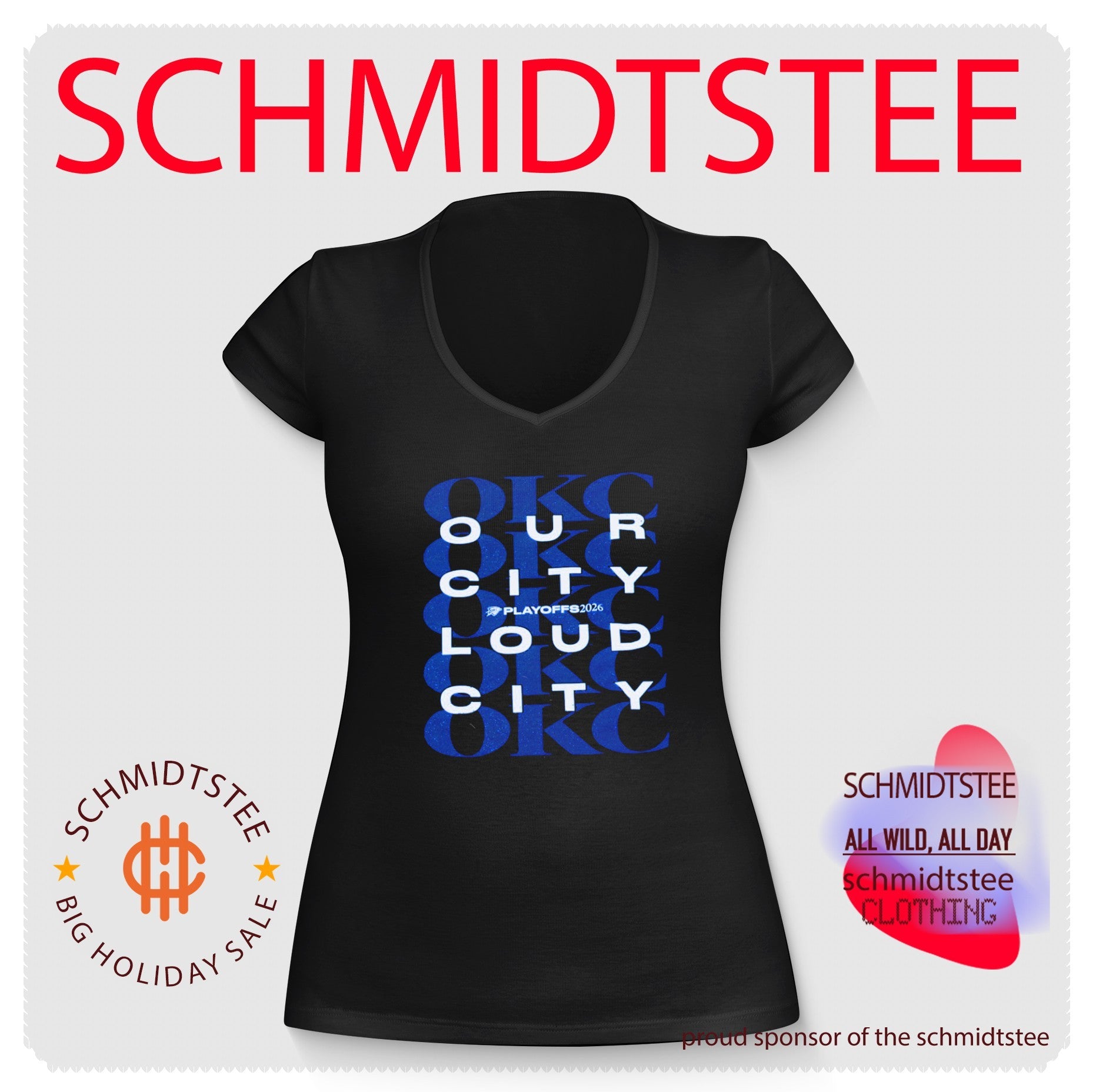 Oklahoma City Thunder Our City Loud City 2026 Playoffs shirt